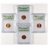 Image 1 : ICG LINCOLN CENT: 1955-S MS67 RED, 1958 MS67 RED, 1959 MS67 RED,