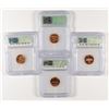 Image 2 : ICG LINCOLN CENT: 1955-S MS67 RED, 1958 MS67 RED, 1959 MS67 RED,