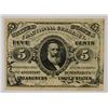 Image 1 : 1863 FIVE CENT US FRACTIONAL CURRENCY AU/CU