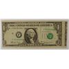 Image 1 : 1977 $1 FEDERAL RESERVE NOTE (MAJOR MINT ERROR-MISALIGNED SERIAL #)