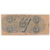 Image 2 : 1862 $5 CONFEDERATE STATES OF AMERICA NOTE (PIN HOLES)