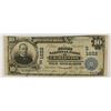 Image 1 : 1902 $10 NATIONAL (CHARLESTON, SC) #1622 (THE TOP OF NOTE HAS BEEN CUT)