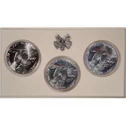 1983 (P,D,S) OLYMPIC COMMEM DOLLARS