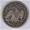 Image 2 : 1849-O SEATED HALF DOLLAR VG/F