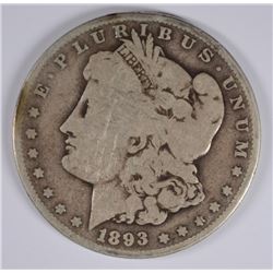 1893-O MORGAN DOLLAR G/VG