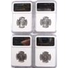 Image 2 : LOT OF ( 4 ) 1963 WASHINGTON QUARTER, NGC MS-65