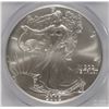 Image 2 : 2002 AMERICAN SILVER EAGLE, PCGS MS-70!! VERY RARE!!! ONLY (71) 0F THESE EXIST!!