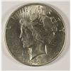 Image 1 : 1927-D PEACE SILVER DOLLAR, MS-63+ BLAST WHITE