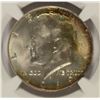 Image 2 : 1969-D KENNEDY HALF DOLLAR, NGC MS-66  BEAUTIFUL OBVERSE TONING