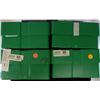Image 1 : (4) EMPTY ASE GREEN "MONSTER" PLASTIC BOXES  WITH LIDS (NO INNER TRAYS OR TUBES)