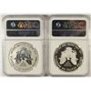 Image 2 : 2012-S AMERICAN SILVER EAGLE SET, NGC REVERSE PROOF PF-69 & PF-69 ULTRA CAMEO