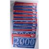 Image 1 : ( 10 ) 2000 U.S. MINT UNC SETS IN ORIG ENVELOPES, $5.82 FACE EACH SET