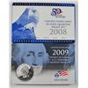 Image 1 : 2008 AND 2009 U.S. QUARTERS PROOF SETS IN NICE ORIGINAL PACKAGING
