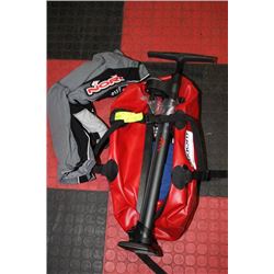 RED WATER PROOF AXIOM PERFORMANCE GEAR BAG