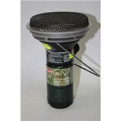 PORTABLE CATALYTIC COLEMAN HEATER WITH CYLINDER