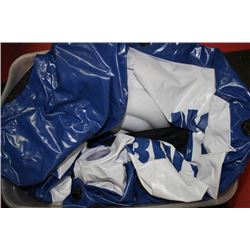 "RIVER RUN" 2 PERSON FLOATING TUBE, HAS DRINK