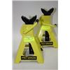 Image 1 : SET OF 2 PRO GRADE 3 TONNE JACK STAND
