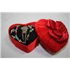 Image 1 : HEART SHAPED JEWELLERY BOX WITH TURKISH STYLE