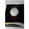Image 1 : #2 BEINUO QUARTZ WATCH BROWN LEATHER STRAP