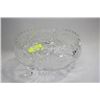 Image 1 : ESTATE CRYSTAL FOOTED BOWL