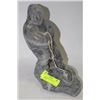 Image 1 : ESKIMO INUIT SEAL HUNTER SCULPTURE