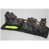 Image 1 : ESKIMO INUIT DOG SLED SCULPTURE