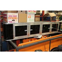 BLACK 4 DOOR TRAILER CABINET