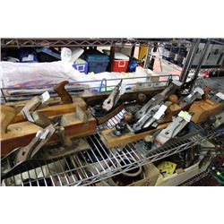 VINTAGE COLLECTION OF 11 WOOD PLANES SOLD W