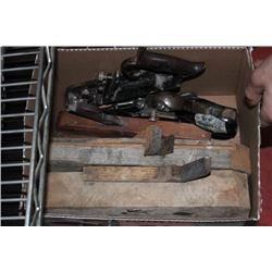 BOX OF VINTAGE HAND PLANES