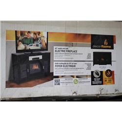 42" FIREPLACE WITH CABINET AS IS