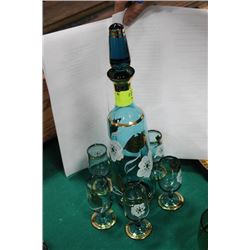 ESTATE DECANTER SET (LIGHT BLUE)