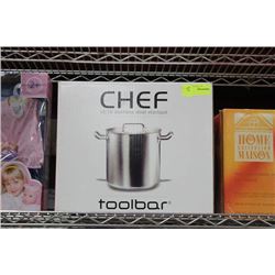CHEF ST STEEL STOCK POT