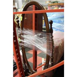 WOOD FLOOR MIRROR NEEDS WORK