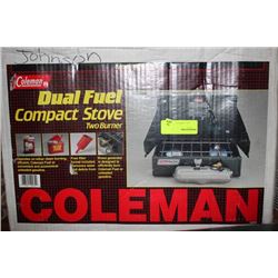 COLEMAN DUAL FUEL COMPACT STOVE