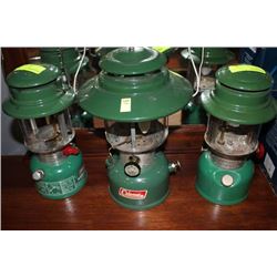 COLEMAN CAMP LANTERN X3