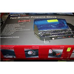 GLACIERS EDGE 2 BURNER PROPANE STOVE