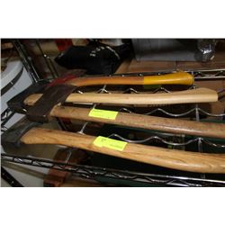 SET OF 4 REGULAR SIZE AXES