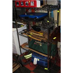 CHROME COMMERCIAL WINE RACK