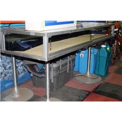 6 FT X 21" GLASS JEWELLERY DISPLAY CASE