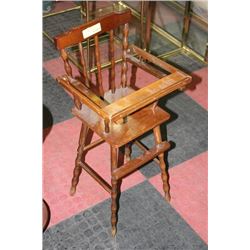 WOOD DOLL HIGHCHAIR