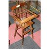 Image 1 : WOOD DOLL HIGHCHAIR