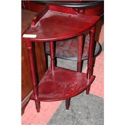WOOD CORNER STAND