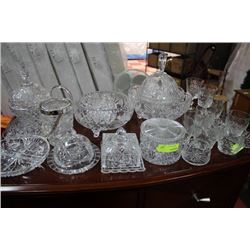 LARGE ESTATE CRYSTAL COLLECTION
