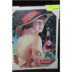 COCA COLA WALL PLAQUE