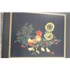 Image 1 : NEEDLEPOINT ROOSTER PICTURE