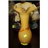Image 1 : YELLOW FLUTED GLASS VASE