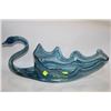 Image 1 : BLUE ART GLASS BIRD BOWL