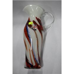 ITALIAN ART GLASS PITCHER