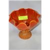 Image 1 : ORANGE ART GLASS BOWL