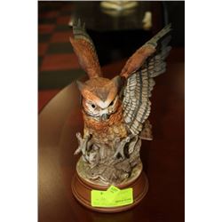 PORCELAIN OWL ORNAMENT